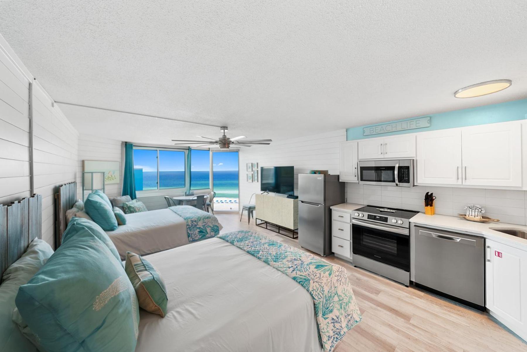 Sea The Gulf - Top Of The Gulf 809 - Beach Front Resort - Ocean View Free Beach Chair Service Panama City Beach Dış mekan fotoğraf