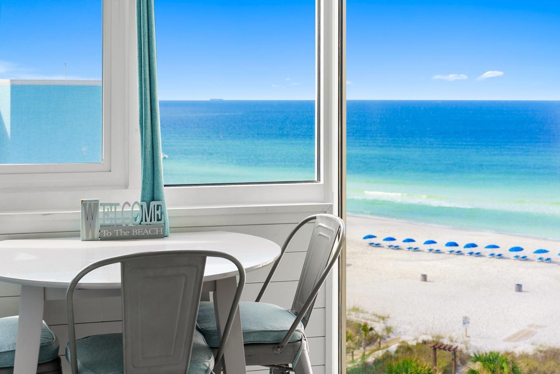 Sea The Gulf - Top Of The Gulf 809 - Beach Front Resort - Ocean View Free Beach Chair Service Panama City Beach Dış mekan fotoğraf